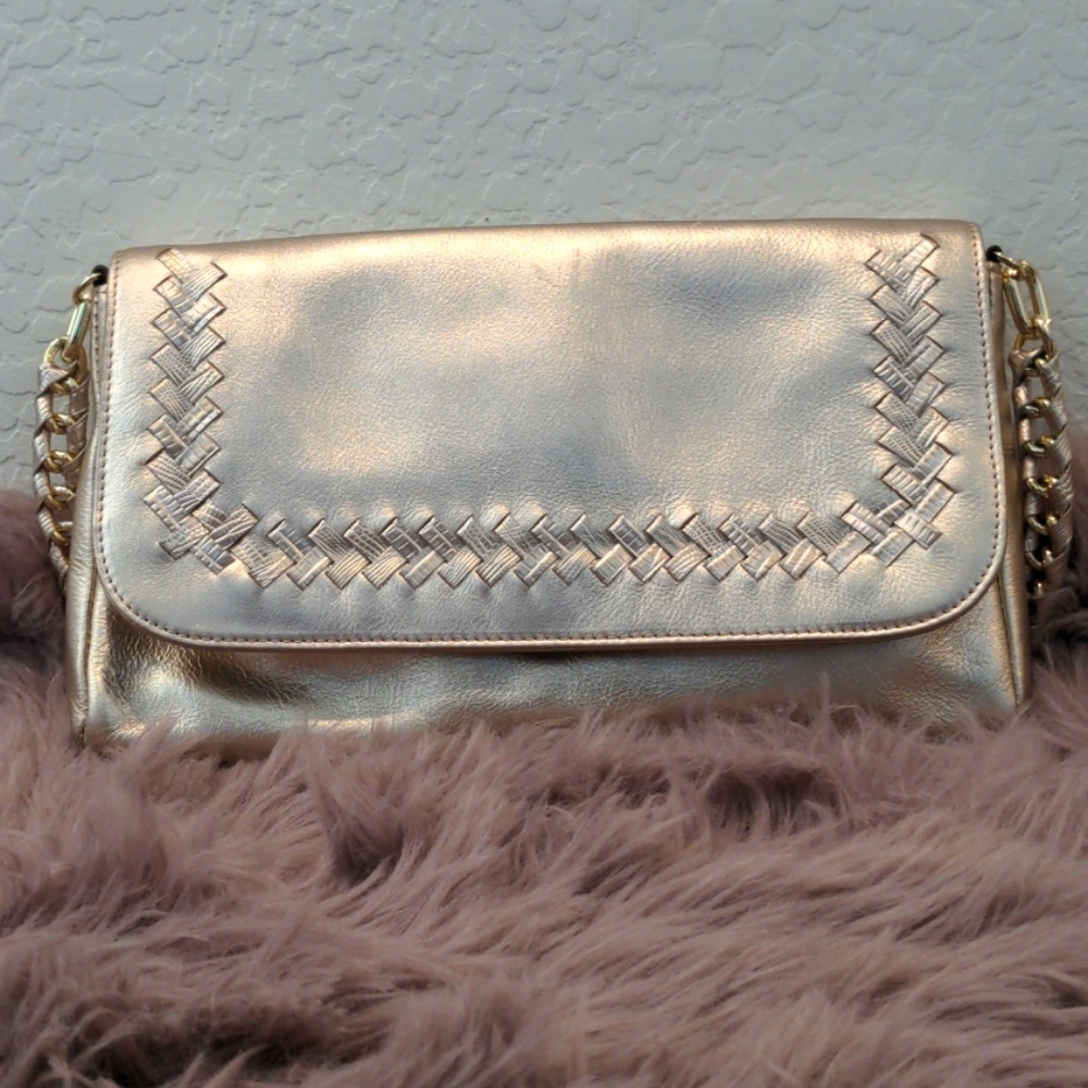 Antonio Melani Metallic Shoulder Bag